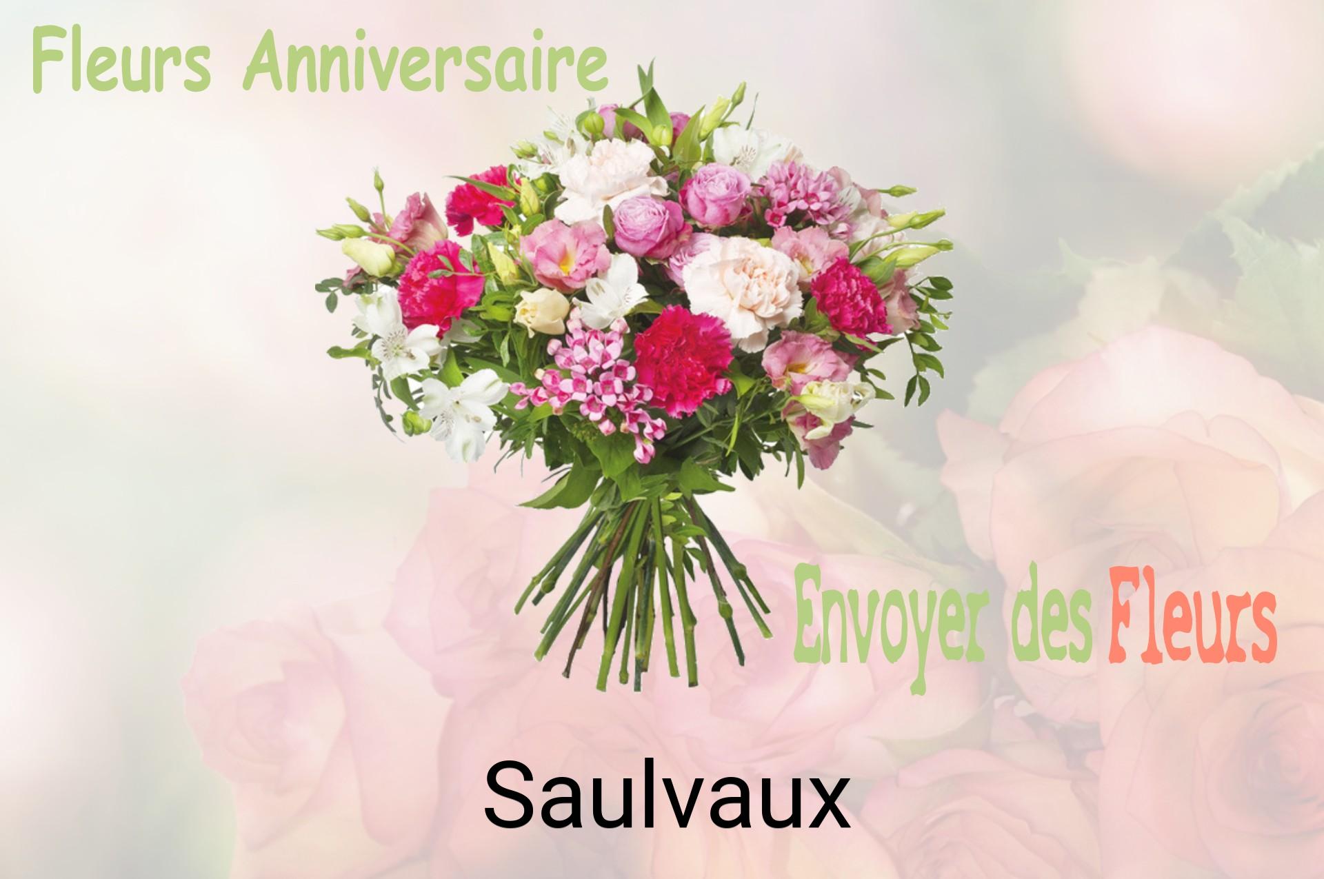 Bouquet de fleurs d’anniversaire livré à Saulvaux