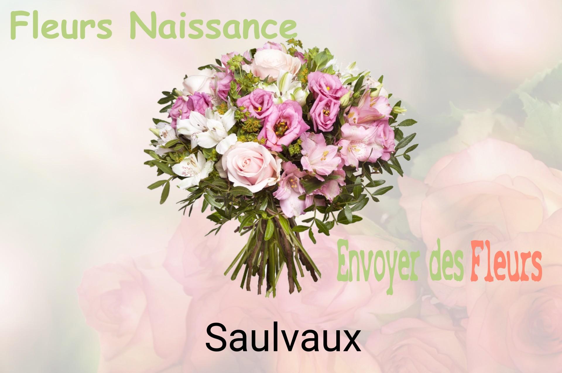 Bouquet de fleurs de naissance livré à Saulvaux